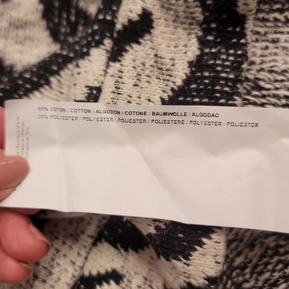 Joseph Ribkoff Zebra Print Long Sleeve Cotton Blend Sweater Size 8 - Picture 6 of 7